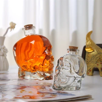 Glass Liquor Bottle